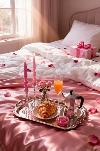 Twisted Taper Candles, 12 Pack 9.5 Inch Hot Pink Babypink Two Tone Spiral Design Decorative Set for Thanksgiving, Wedding Table Decor and Home Styling - Image 7