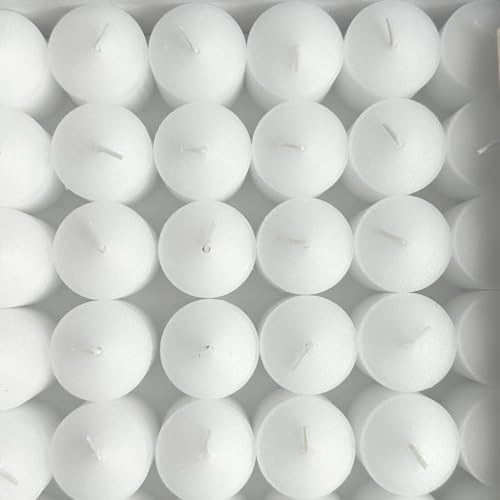 D'light Online Unscented Votive Candles - Bulk Small Candles for Synagogues, Churches, Baby Shower, Home Decoration, Restaurants and Weddings (White, 8 Hour - Set of 288) - Image 6