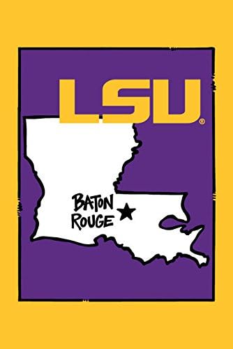 Collegiate Garden Flag (LSU "State")