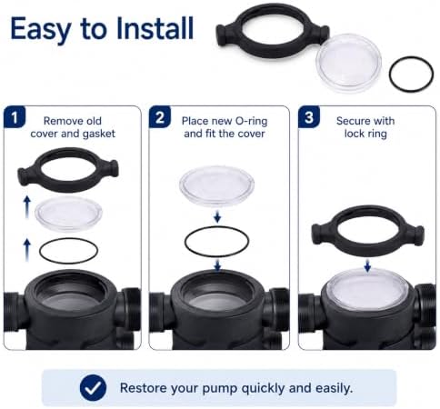 SPX3200DLS Strainer Cover Replacement Kit Compatible with Hayward Tristar Pump
