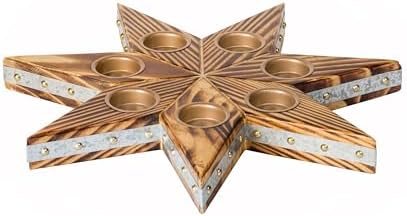 JFY Designs Astella Tea Light Candle Holders, Farmhouse Fireplace Décor by JUSTFORYOUDESIGNS