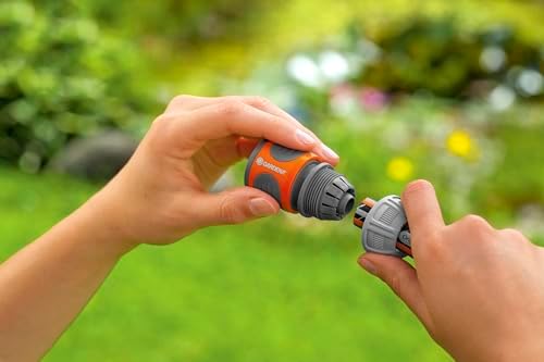 Gardena hose connector set 13 mm (1/2 inch) and 15 mm (5/98 inches): For start and end of the hose, connection suitable for all original Gardena system parts, UV and frost resistant (18279-20) - Image 6