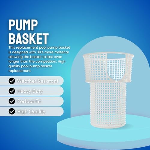 355667 Pump Basket Compatible with Pentair Superflo and Superflo VS Pool Pump | Heavy Duty Replacement for Pool Filter Basket | Pump Basket Designed to Hold Debris for Pool