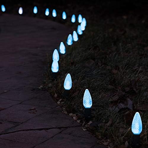 Holiday Lighting Outlet Christmas Light Stakes | Universal 5-Inch Outdoor Light Stakes For C9 or C7 Light Sockets | Improved Break-Resistant Design | For Use On Lawn or Pathway | Pack of 100 - Image 7