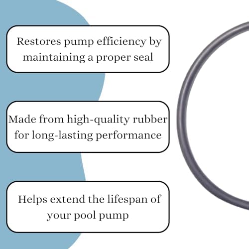 2 Pack Pool Pump Lid O-ring Replacement For Hayward SPX1500P Powerflo 1500, 1580, 1700 Series