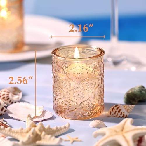 Volens 24pcs Gold Votive Candle Holders for Table Centerpiece, 2.16"x2.65"H - Image 2