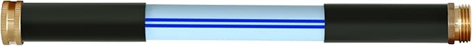 Atlantic Heavy Duty Garden Hose 5/8 Inch x 1 ft Blue, Short Connection Leader Hose (1 Foot)