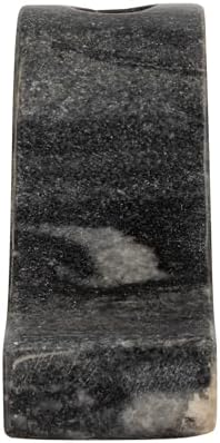 Bloomingville Marble Wave Double Taper Candle Holder, Grey - Image 7