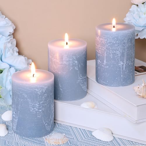 Ocean Scented Candles 3x4 inch - 35+ Hours Long Clean Burning Smokeless & Dripless Hand-Poured Aromatherapy Candle for Home Bathroom Decor - Image 6