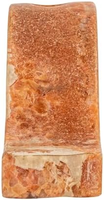 Bloomingville Marble Wave Double Taper Candle Holder, Pink - Image 3