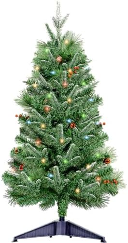 3FT Artificial Mini Christmas Tree， Pre-lit Christmas Tree by Unknown