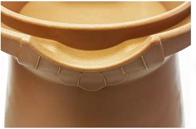 Rain Wizard Decorative Urn Rain Barrel, Durable polyethylene Resin, with Brass Spigot, Flat-Back Design,Perfect for Gardening Any Home (Terra Cotta, 65 Gallon)