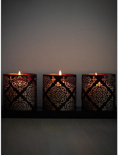 CANDWAX 3x3 Pillar Candle Set of 3 - Dripless Pillar Candles for Home - Elegant Ivory Candles for Relaxing Atmosphere - Image 4