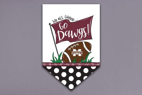 Collegiate Garden Flag (Mississippi State Cheer!)