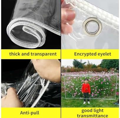 Mini Green House Covers, Portable Plastic Greenhouses with Heavy Duty Transparent PVC (1_Layer) - Image 2