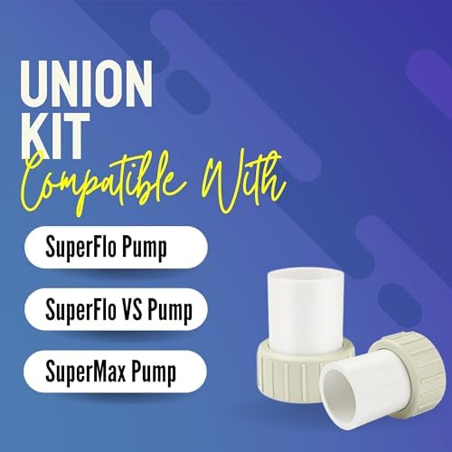 350157 Superflo Union Replacement Kit Compatible with Pentair Superflo Superflo Variable Speed Pool Pumps and Spa Pumps - Made in USA - PVC Union for Pentair SuperFlo VS