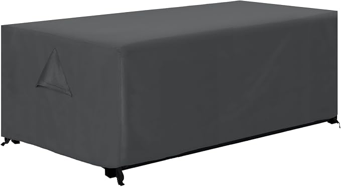 ABCCANOPY Patio Deck Box Cover Waterproof And Dustproof Winter Protection Outdoor Storage Box Cover Universal Furniture Cover 64x30x26 Grey