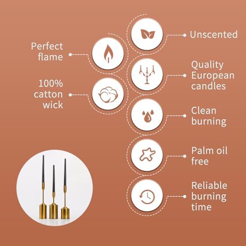 SOFT BREEZE 24 Pack 10 Inch Taper Candles,8 Hours of Burning Time Taper Candle, Odorless, Dripless,Smokeless, Restaurant, and Party Candles, Household Dinner Candles, White - Image 3