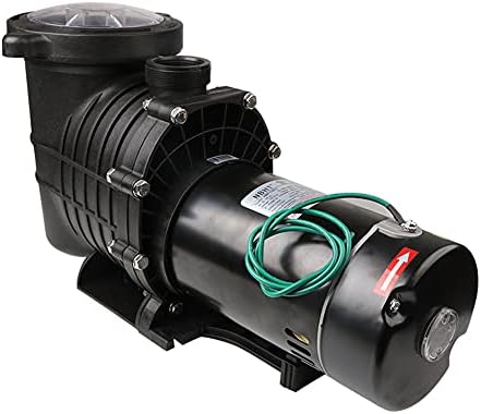 2.0 HP Self Primming Pool Pump 6800 GPH, Single Speed In/Above Ground Swimming Pool Pump Dual voltage with Strainer Basket