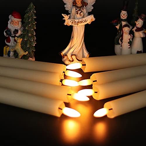 Wondise Flickering Taper Candles with Timer and Remote - Image 3