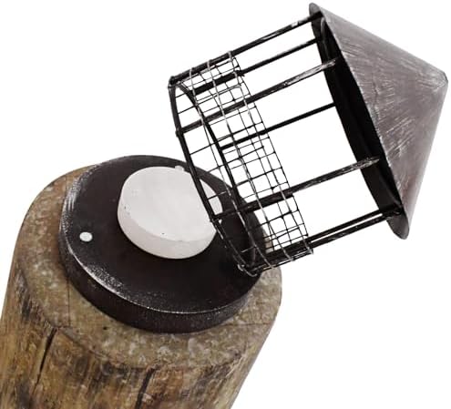 Decorative Nautical Coastal Candle Holders Wood Lighthouse Tea Light Holder - Image 3