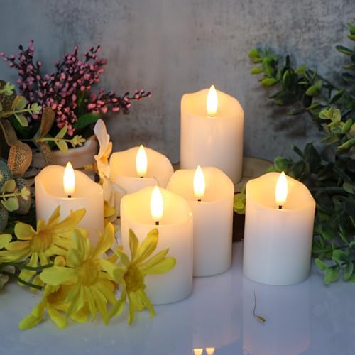 400+ Hour Flameless Votive Candles with Remote Timer, White - Image 2