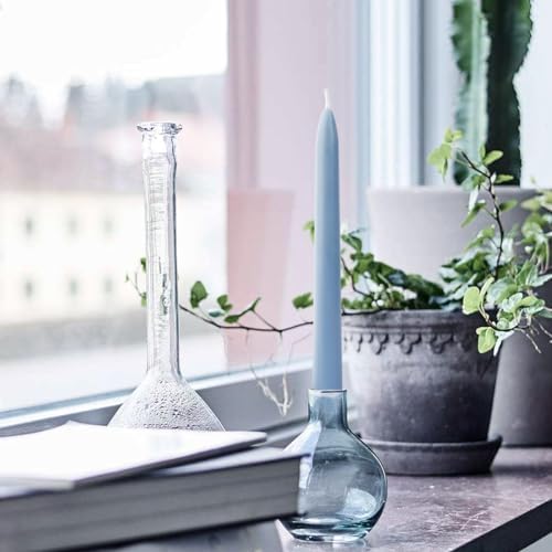 Blue Beeswax Taper Candles,8" Long Candlestick,smokeless dripless unscented Natural Beeswax Candles.for Gift,Mother's Day (Blue) - Image 4
