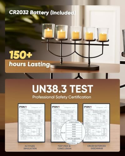 Homemory 6H Timer Ivory Flameless LED Votive Tealights, 12 Pack - Image 6