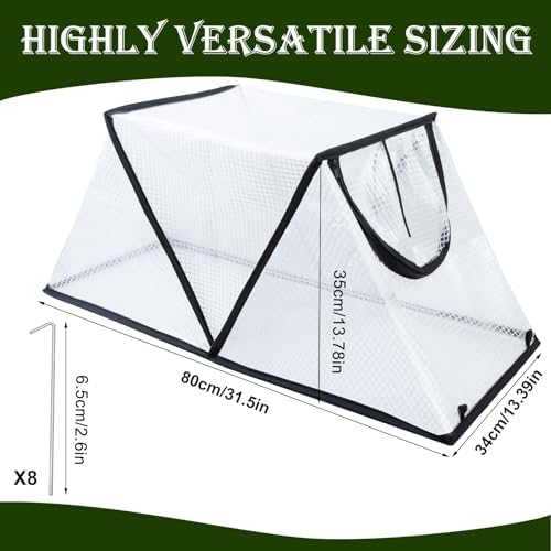 2 Pcs Garden Covers for Raised Beds Garden Protection from Animals 31×13×14 - Image 2