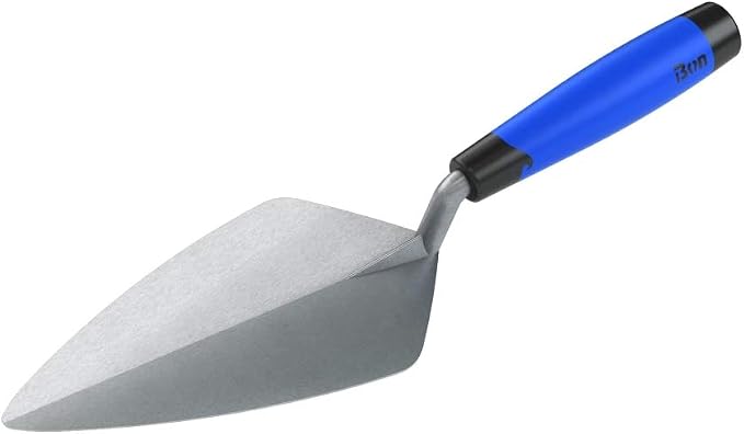 Bon 72-519 Brick Trowel Keystone Forged 9-inch Narrow London Comfort Handle
