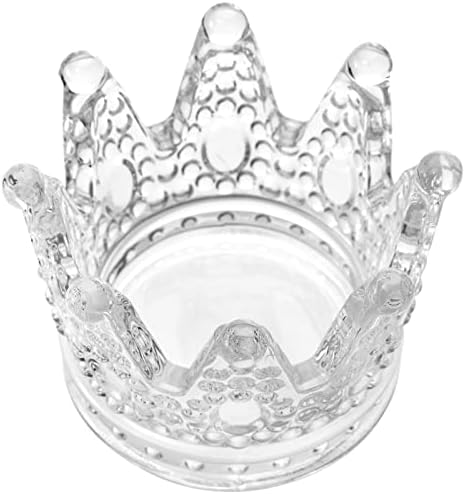 SOUJOY 18 Pack Tealight Candle Holder, Glass Crown Candle Holder, Crystal Votive Candle Stand for Dining Table Centerpiece Home Decor Wedding Part - Image 3