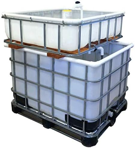 Aquaponics Fail Safe Auto Bell Siphon Kit for IBC 8" Media *Easily Adjustable* Over 20,000 Siphons Sold Worldwide So Buy with Confidence!