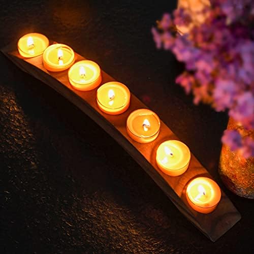 Wood Bridge Candle Stand, Tealight Arch Holder, 7 in 1 Tea Candle Holder - Image 3