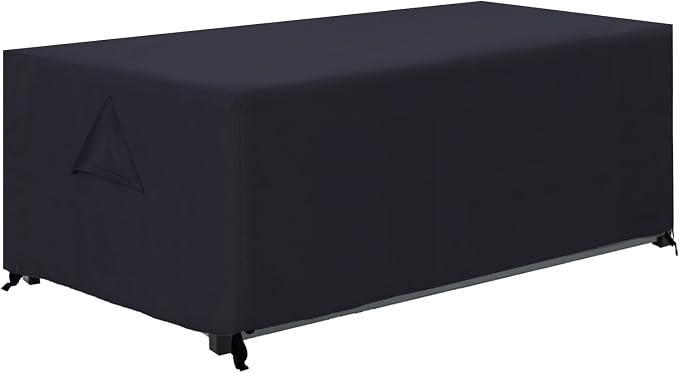 ABCCANOPY Patio Deck Box Cover Waterproof And Dustproof Winter Protection Outdoor Storage Box Cover Universal Furniture Cover 54x28x24 Black