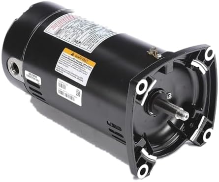 A.O. Smith SQ1052 1/2 HP, 3450 RPM, 1.9 Service Factor, 48Y Frame, Capacitor Start, ODP Enclosure, Square Flange Pool Motor