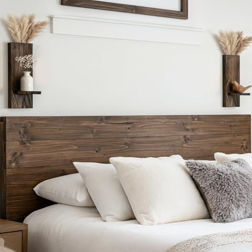Wood Wall Decor Set of 2, Farmhouse Wall Planter for Small Spaces - Image 6
