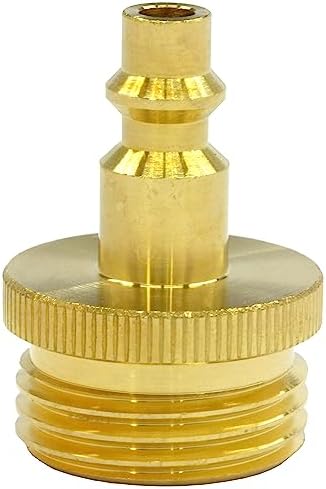 RV Winterize Blow Out Adapter, Lead-Free Brass by Unknown