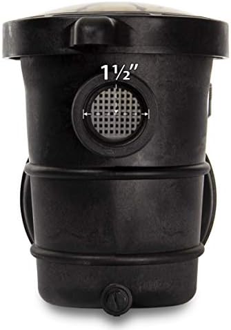 Rx Clear 1 HP Extreme Force Pool Pump for Above Ground Swimming Pools | High Performance Single Speed Pump | 88 GPM | 115V 12 Amps Durable & Quiet