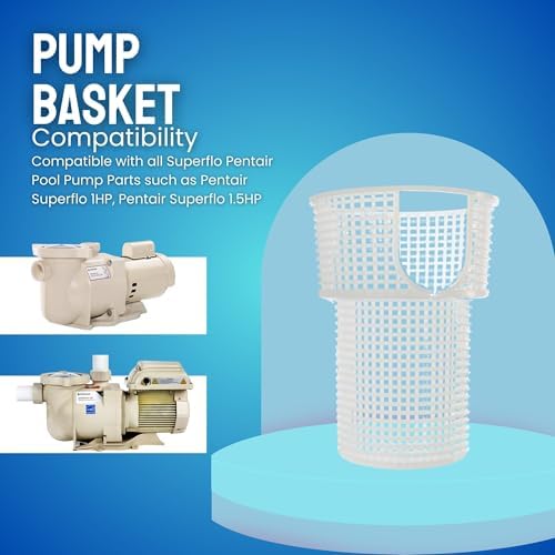 355667 Pump Basket Compatible with Pentair Superflo and Superflo VS Pool Pump | Heavy Duty Replacement for Pool Filter Basket | Pump Basket Designed to Hold Debris for Pool