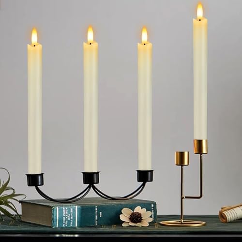 HINZER 6Pcs Flameless Taper Candles with Remote, Halloween Home Decor - Image 6