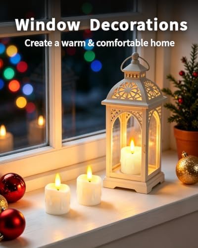 12 Pack Small Rechargeable Flameless Candles with Remote Timer - Image 4