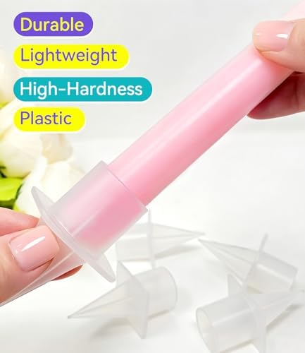 10 Pack Plastic Taper Candle Holders with Spike Base, 1 Inch Fit, - Image 3