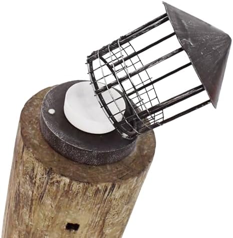 Decorative Nautical Coastal Candle Holders Wood Lighthouse Tea Light Holder - Image 3