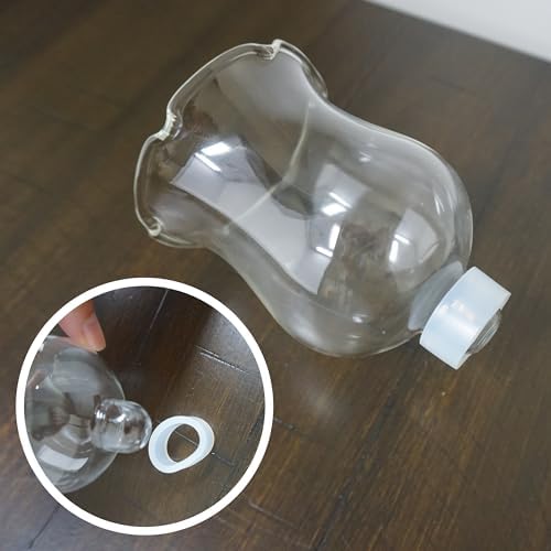 4E's Novelty Clear Glass Votive Cups with Peg - Pack of 6 - Tulip Votive for Candelabra Candle Holder, Home Interior Candle Sconce Glass Replacement Parts, Shabbat Candle Oil Lamp (3.25" Tall) - Image 6