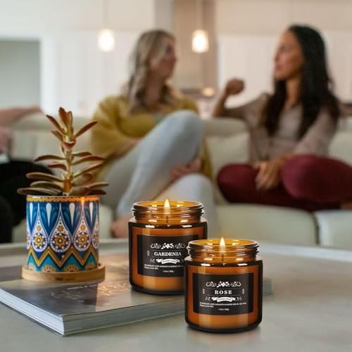 24 Packs Scented Candles for Home, 3.05oz，Soy Wax Aromatherapy Candles with 12 Fragrances, Smokeless Natural Essential Oil Candles for Relaxation, Gifts, Parties, Yoga,Home Decor - Image 5