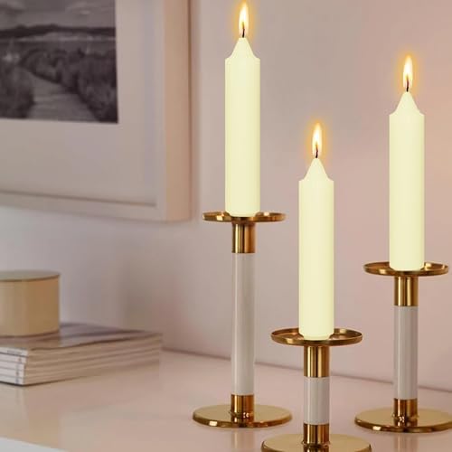 Ivory Taper Candle Candle Sticks, 7 Inch Mini Pillar Candles, 4PCS Handmade Unscenteds Candlesticks for Festive, Party, Spell, Wedding, Home Decor - Image 4