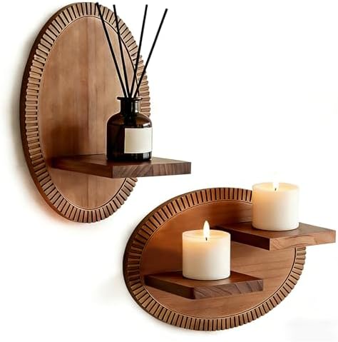 Candle Wall Sconces Set of 2 Rustic Candle Holders by KAMJUNTAR
