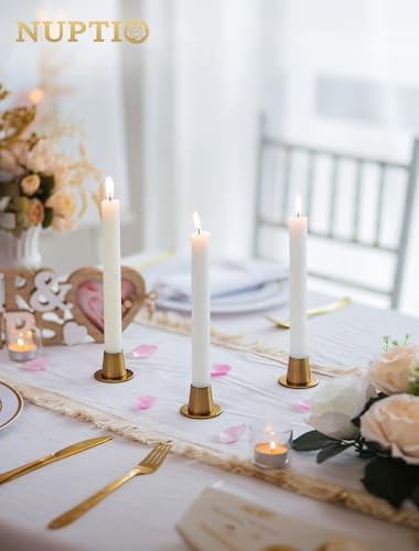 NUPTIO Candle Stick Candle Holder: Set of 4, Small - Image 2