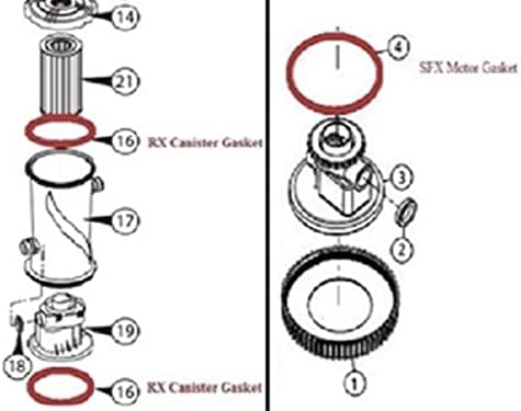 Summer Wave SFX1000 Pump with O-Ring P58X1001C