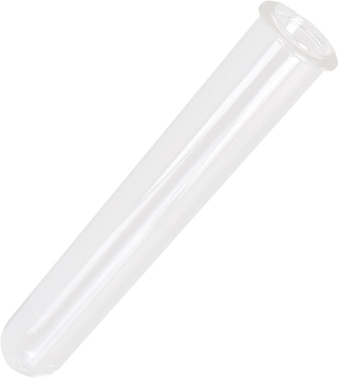 SINJEUN 30 PCS Plant Propagation Tubes, 20 ml Clear Plastic Test Tubes for Plants Flowers Home Office Decorations (4.7 inches Height)